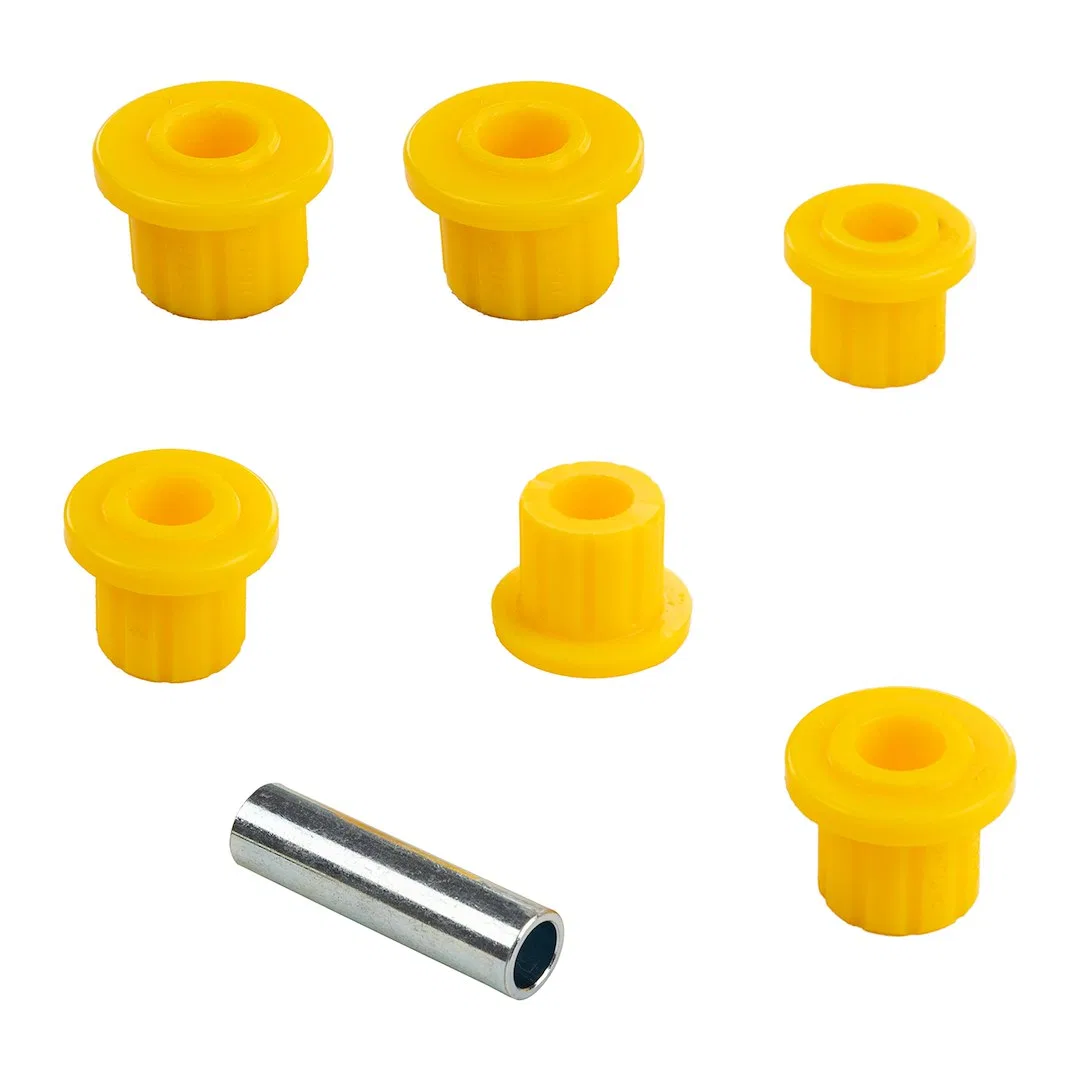 OMESB57 – ARB USA Leaf Spring Bushing, Yellow Polyurethane With Three Two Piece Bushing Sets With Sleeve